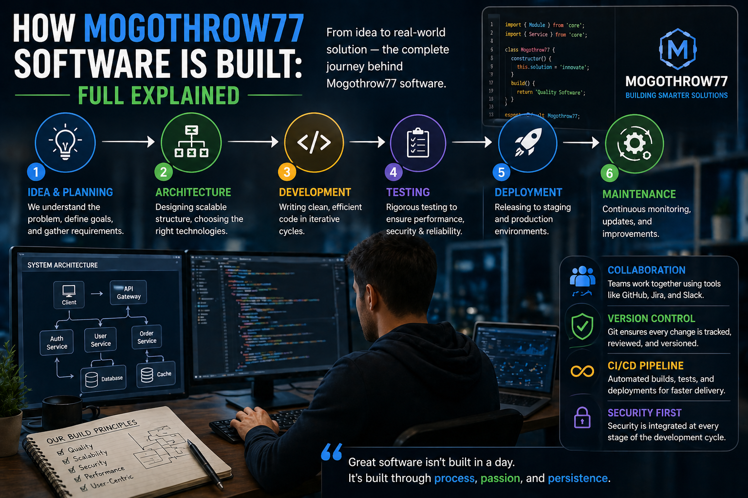 how Mogothrow77 software is built